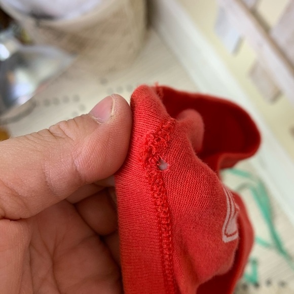 4/$30 AE Tailgate Coca-Cola Red Textured Shirt - Picture 8 of 8